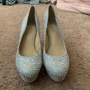 Gianni Bini silver detailed heela